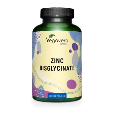 Zinc Bisglicinato Cápsulas - 300 cápsulas — mejor Zinc