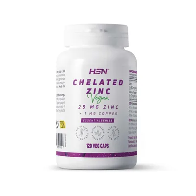 Bisglicinato de Zinc Albion™ 25 mg - 120 vcaps — mejor Zinc