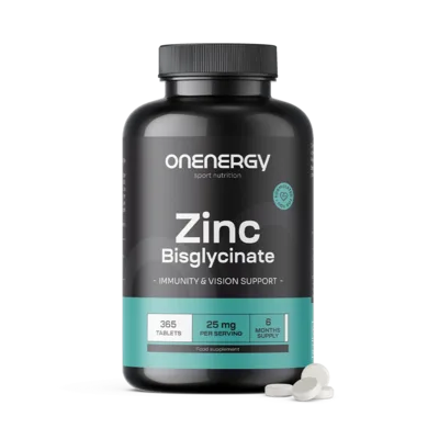 Bisglicinato de Zinc 25 mg - 365 comprimidos — mejor zinc