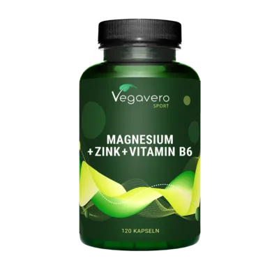 ZMA Cápsulas: Zinc + Magnesio + Vitamina B6 — mejor ZMA