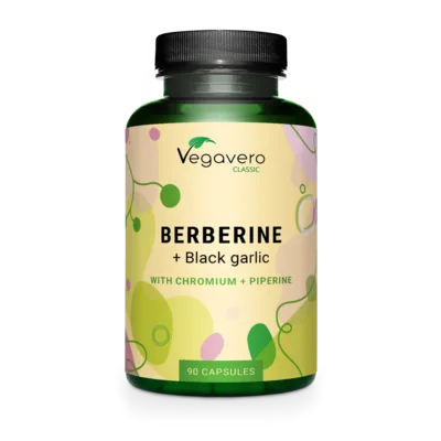 Berberina Plus Cápsulas - Alta Dosis con Ajo Negro — mejor Berberina