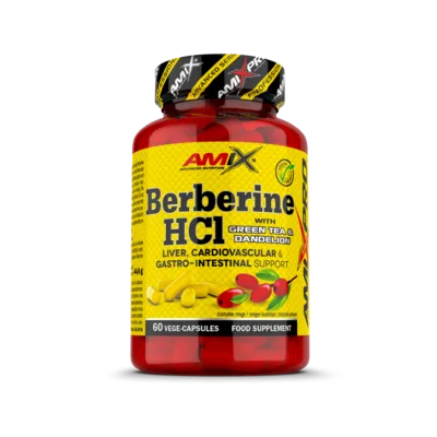 Berberina HCl con Té Verde y Diente de León 60 Cápsulas — mejor Berberina