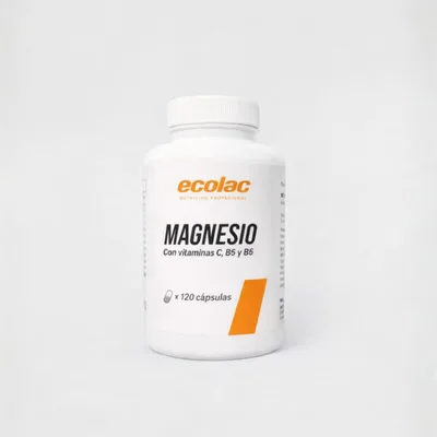 Magnesio con vitaminas C, B6 y B5 — mejor Glicinato de magnesio (bisglicinato / triglicinato)