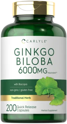 Ginkgo Biloba 200 Cápsulas — mejor Ginkgo Biloba