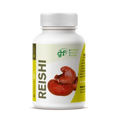Reishi 90 cápsulas vegetales de 500mg — mejor Reishi