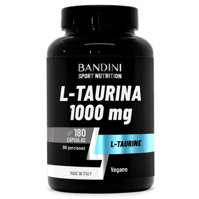 Taurina 1000 mg – 180 Cápsulas — mejor Taurina