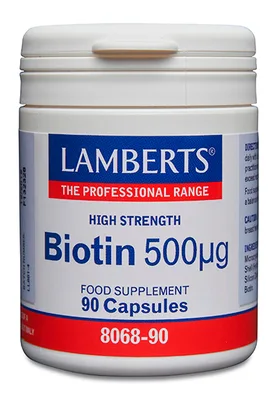 Biotina 500 μg — mejor Biotina