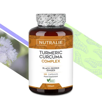 Cúrcuma Complex | 120 cápsulas gastrorresistentes — mejor Cúrcuma