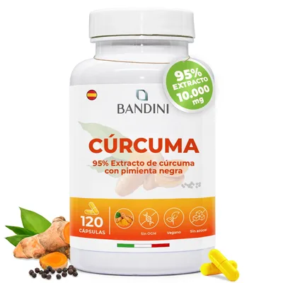 Cúrcuma | 120 cápsulas — mejor Cúrcuma
