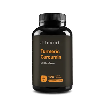 Extracto de Cúrcuma con Pimienta Negra | 120 cápsulas — mejor Cúrcuma