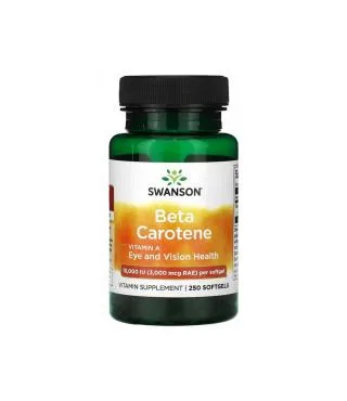 Beta Carotene 250 softgels — mejor Betacaroteno
