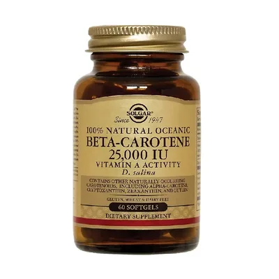Beta-Caroteno Natural Oceánico 7 mg 180 cápsulas — mejor Betacaroteno