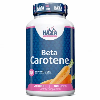 Natural Beta Caroteno 20000 IU - 100 cápsulas — mejor Betacaroteno