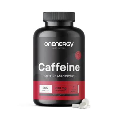 Cafeína 200 mg, 365 comprimidos — mejor Cafeína