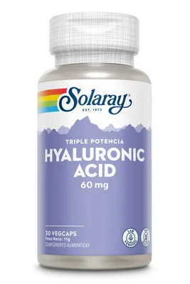 Hyaluronic Acid 60 mg - 30 VegCaps — mejor Ácido hialurónico