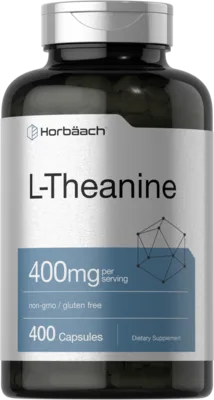 L-Theanine 400mg | 400 Cápsulas — mejor L-teanina