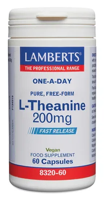 L-Teanina 200 mg en Forma Libre | 60 Cápsulas — mejor L-teanina