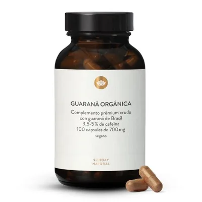 Guaraná Bio 700 mg – 100 cápsulas — mejor Guaraná