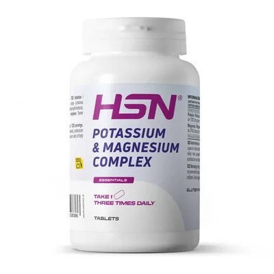 Potasio & Magnesio Complex 120 tabletas — mejor Magnesio