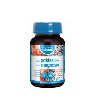 Naturmil Citrato de Potásio + Citrato de Magnésio 90 comprimidos — mejor Magnesio