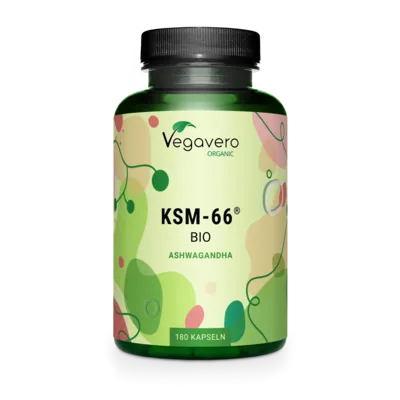 Ashwagandha KSM-66® Extracto Orgánico — mejor Ashwagandha