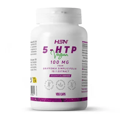 5-HTP 100mg Capsulas Vegetales Essential Series — mejor 5-HTP (Hidroxitriptófano)