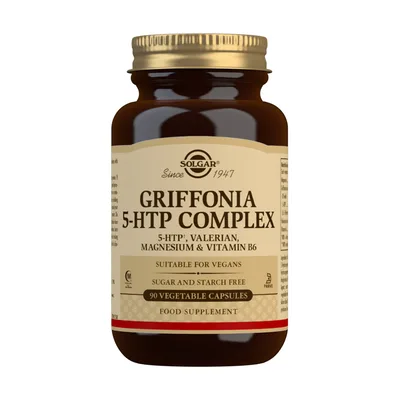 Griffonia 5-HTP Complex 90 Capsulas Vegetales Solgar — mejor 5-HTP (Hidroxitriptófano)
