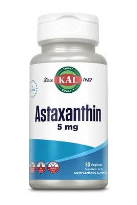 Astaxanthin 60 VegCaps — mejor Astaxantina