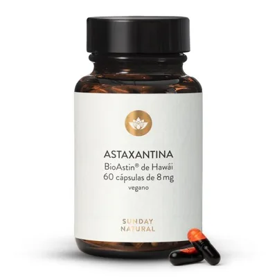 Astaxantina BioAstin 8 mg 60 caps — mejor Astaxantina