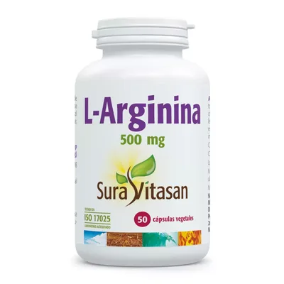 L-Arginina 500 mg - 50 Cápsulas — mejor Arginina