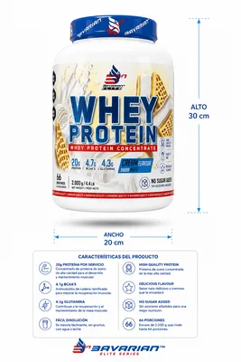 Whey 80 con Digezyme — mejor proteína whey concentrada