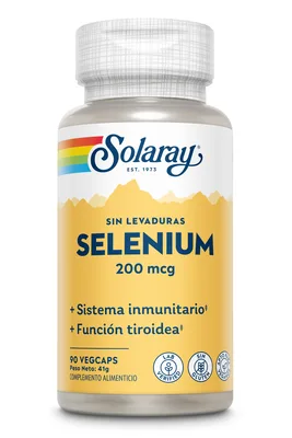 Selenio 200 mcg sin levadura - 90 VegCaps — mejor Selenio