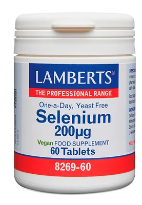 Selenio 200 mcg L-Selenometionina - 60 comp — mejor Selenio