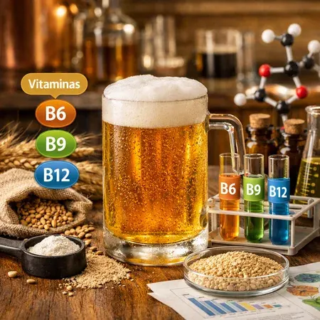La cerveza sin alcohol podría aportar más vitamina B6 de la que imaginas