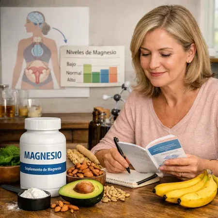 El tipo de magnesio que tomas puede no servirte para la menopausia