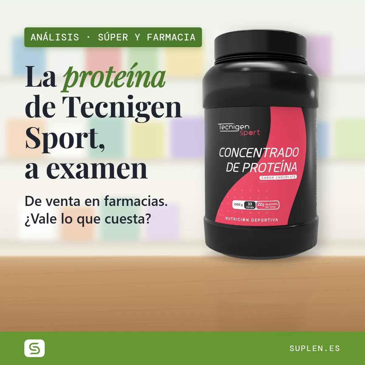 Analizamos la proteína de Tecnigen Sport, de venta en farmacias